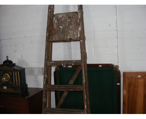 A vintage step ladder