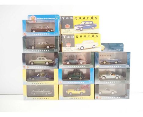 A group of VANGUARDS 1:43 scale diecast cars - VG in G/VG boxes (13)