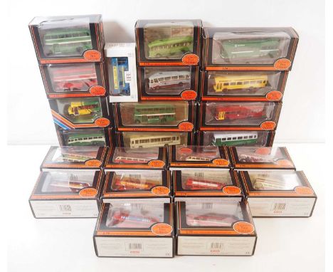 A group of EFE 1:76 scale diecast buses - VG in G/VG boxes (23)