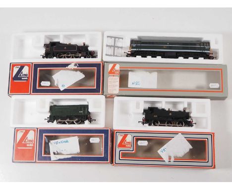 A group of LIMA OO gauge diesel and steam locomotives all in BR liveries - VG in G/VG boxes (4)