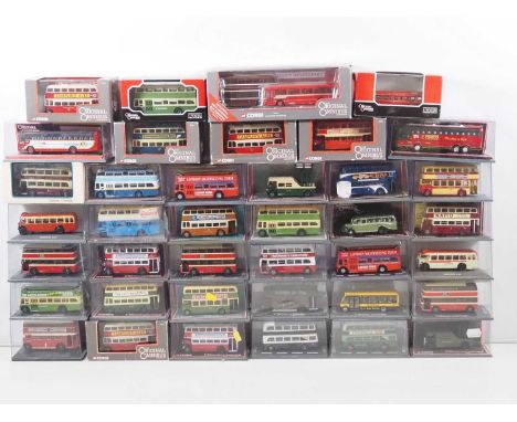 A quantity of 1:76 scale diecast buses and coaches by CORGI OOC - VG/E in VG boxes (39)