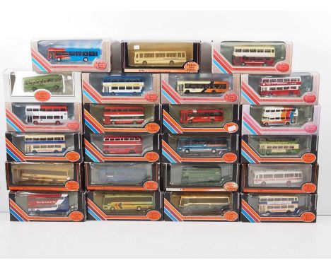 A quantity of 1:76 scale diecast buses and coaches by EFE - VG/E in G/VG boxes (23)