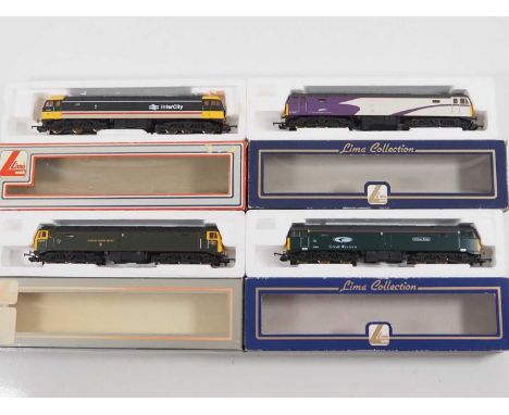 A group of LIMA OO gauge class 47 diesel locomotives in various liveries - VG in VG boxes (4)
