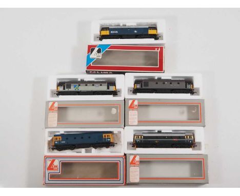 A group of LIMA OO gauge class 33 diesel locomotives in various BR liveries - VG in VG boxes (5)