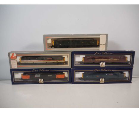 A group of LIMA OO gauge class 37 diesel locomotives in various liveries - VG in VG boxes (5)
