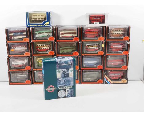 A quantity of 1:76 scale diecast buses and coaches by EFE - VG/E in G/VG boxes (22 plus 1x twin pack)