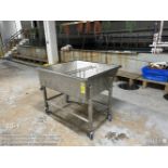 Receiving bin stainless steel