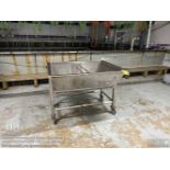 Receiving bin stainless steel