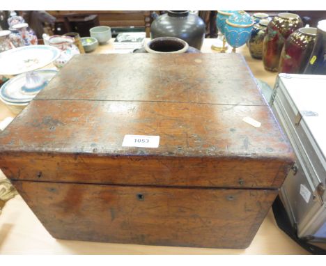 An A-frame Theodolite by Elliott Bros, London with original mahogany box, owned by Edward Filliter, Surveyor for the Leeds an