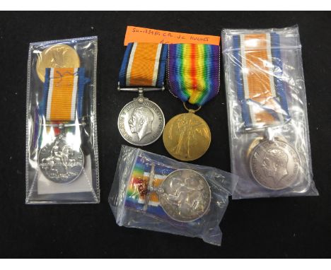 Pair: BRITISH WAR & VICTORY MEDALS (41649 Pte. J.D. Lindsay. E. York. R.). Entitled to pair only. Pair: BRITISH WAR & VICTORY