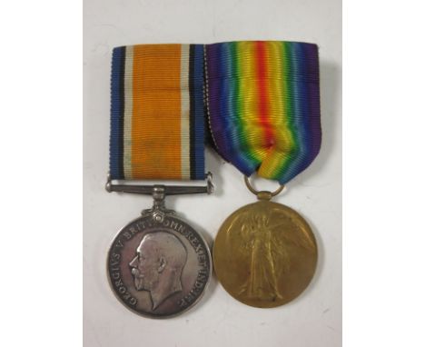 Pair: BRITISH WAR & VICTORY MEDALS (77900 Pte. E.J. Prescott Ches. R.). Entitled to pair only. Pair: BRITISH WAR & VICTORY ME