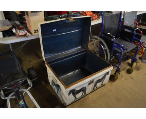 A metal trunk