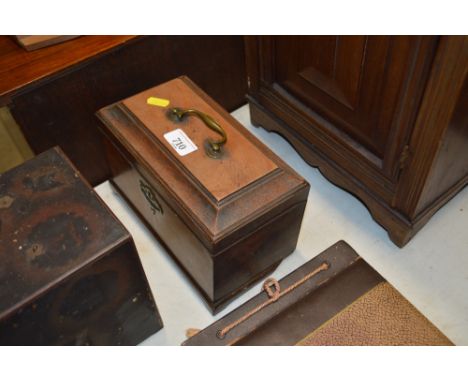 A 19th Century mahogany converted tea caddy