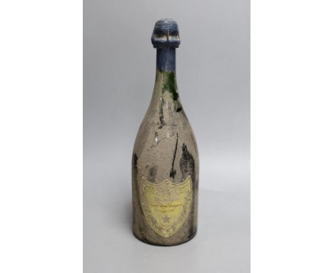 A bottle of Dom Perignon Vintage champagne, 1961