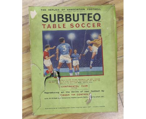 A boxed Subbuteo Continental Club edition set