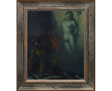 Adolf Frey-Moock (1881 Jona/Kanton St. Gallen - 1954 Egnach/Kanton Thurgau)Perseus und AndromedaMythologische Szene mit der a