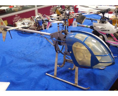 A part remote controlled model helicopter Condition Report:Available upon request