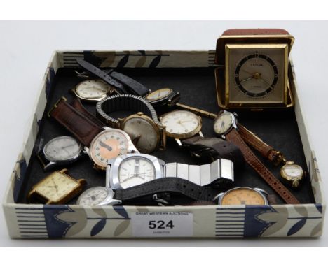 A lot of various wrist watches and parts, Mentor, Smiths, Timex etc Condition Report:Available upon request