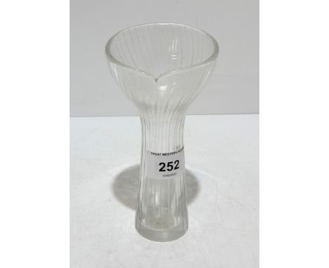 A Tapio Wirkkala Iittala vase, dated 52, model 3520, 15.5cm high Condition Report:Available upon request