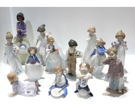 A collection of Nao figures, mainly of children Condition Report:Available upon request