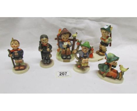 6 Hummel/Goebel figurines