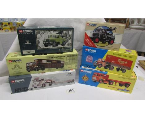 6 boxed Corgi classics commercial vehicles