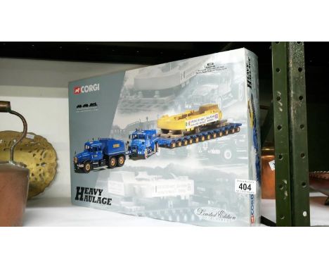 A boxed Corgi heavy haulage 18002 Scammel Pickfords Nicolas Bogle set