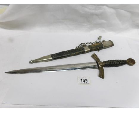 A Nazi's Germany 1st model Luftwaffe dagger with blade by F &amp; A Helbig Steinbach