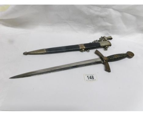 A Nazi's Germany 1st model Luftwaffe dagger with blade by SMF Solingen
