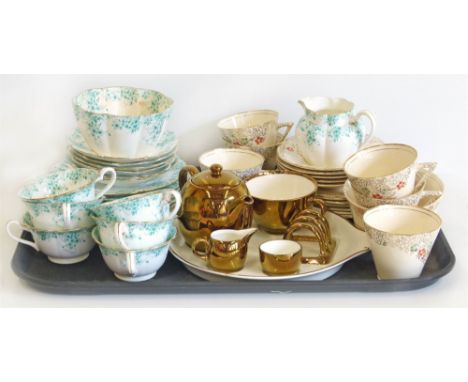 Charles Wileman Foley tea set, Thomas Foresters Phoenix tea set, Grays breakfast set Condition reports cannot be done for our