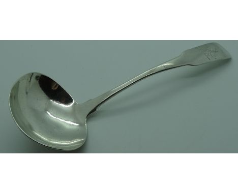 Dublin silver ladle 