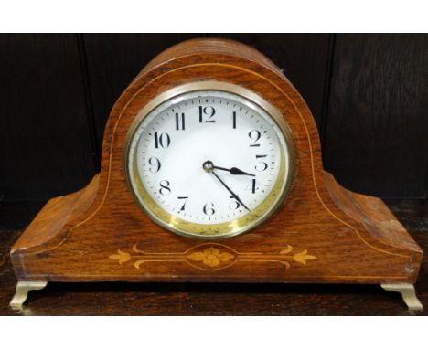 Inlaid mantel clock 