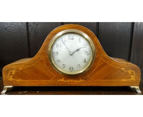 Inlaid mantel clock 
