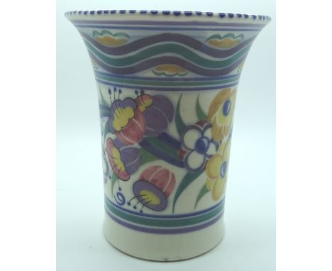 Poole Pottery Fuchsia vase 6.5'h 