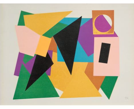MAN RAY(Filadelfia 1890 – Parigi 1976)Senza titolo, Litografia cm 53,5x70 Es. 39/100Firma in basso a destra, tiratura in bass