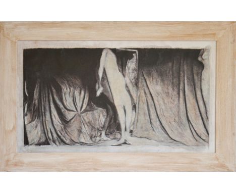 ANGELA MALTONI(Forlì 1979)Nana, 2008Tecnica mista su carta cm 50X95Firma, anno e titolo al fronteOpera in cornice