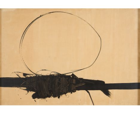 EMILIO SCANAVINO(Genova 1922- Milano 1986)Acrilico 21, 1969Acrilico su cartone cm 70x100 riportato su telaFirma in basso a de