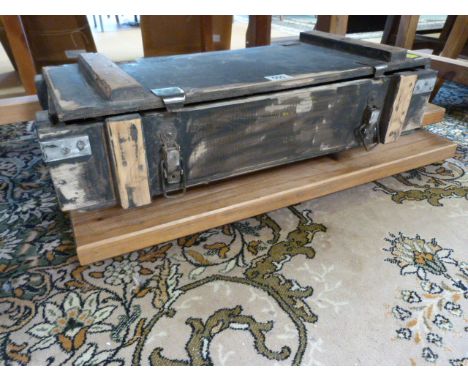 Wooden army box