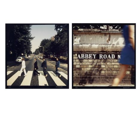 Iain Macmillan (British, 1938-2006): Two prints of The Beatles on Abbey Road,1969,two original vintage chromogenic prints, th