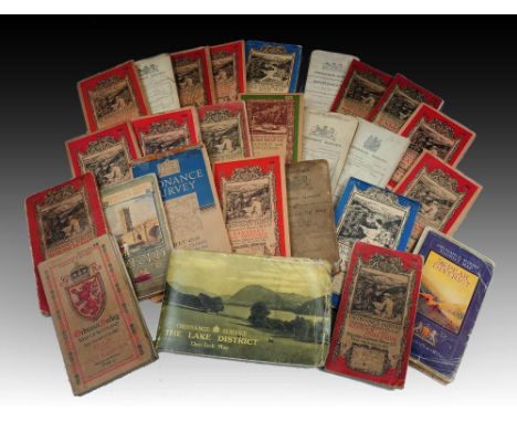 MAPS: A collection of 26 pre-war U.K. Ordnance Survey maps (26)