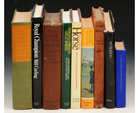 MORTIMER, Roger, The History of the Derby Stakes, Cassell London; OGILVIE, W.H. Scattered Scarlet, Constable London, illus. L