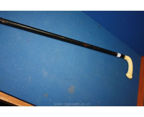 A bakelite topped walking Stick.