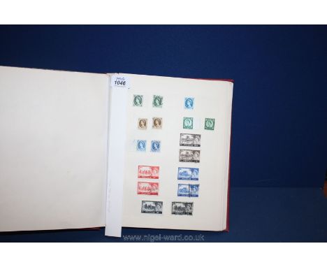 A red Utile Stamp Album, Gb collection GVI - QEII (1969), includes mint/used QEII definitive sets to £1. Also contains Britis