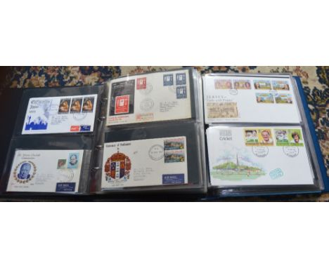 Two folders of approx one hundred and fifty mixed first day covers.