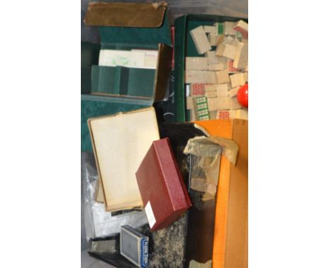 A quantity of toys to include a boxed miniature tool set, marbles, playing cards, snooker and pool balls etc.