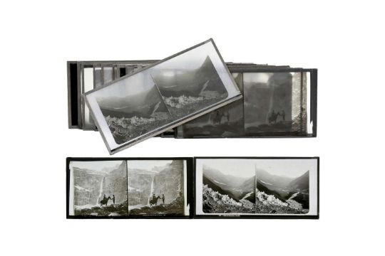 14 Stereo Slides (9 x 18) by Ferrier et Soulier, c. 1870 Ferrier et Soulier...