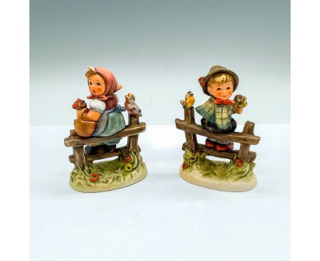 Includes Pay Attention (HUM 426 3/0) and Where Are You? (HUM 427 3/0). Goebel Hummel backstamps. Pay Attention: 3"L x 2"W x 4