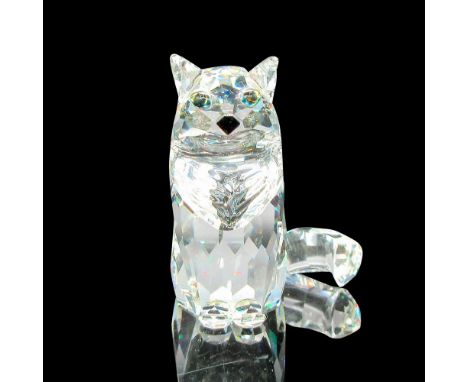 Part of the Peaceful Countryside group. Clear faceted body with full tail, black eyes and nose. Swarovski backstamp. 76340460