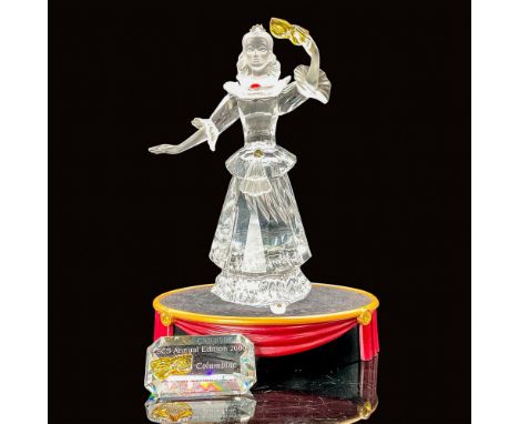 The second edition of the Masquerade trilogy, Columbine was available only to SCS members, she features a faceted clear cryst