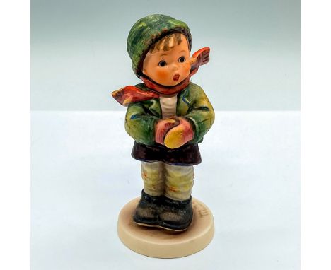 Exclusive special edition No. 6. Hand painted figure of a young boy in winter attire. Goebel Hummel backstamp. Issued: 1981Di